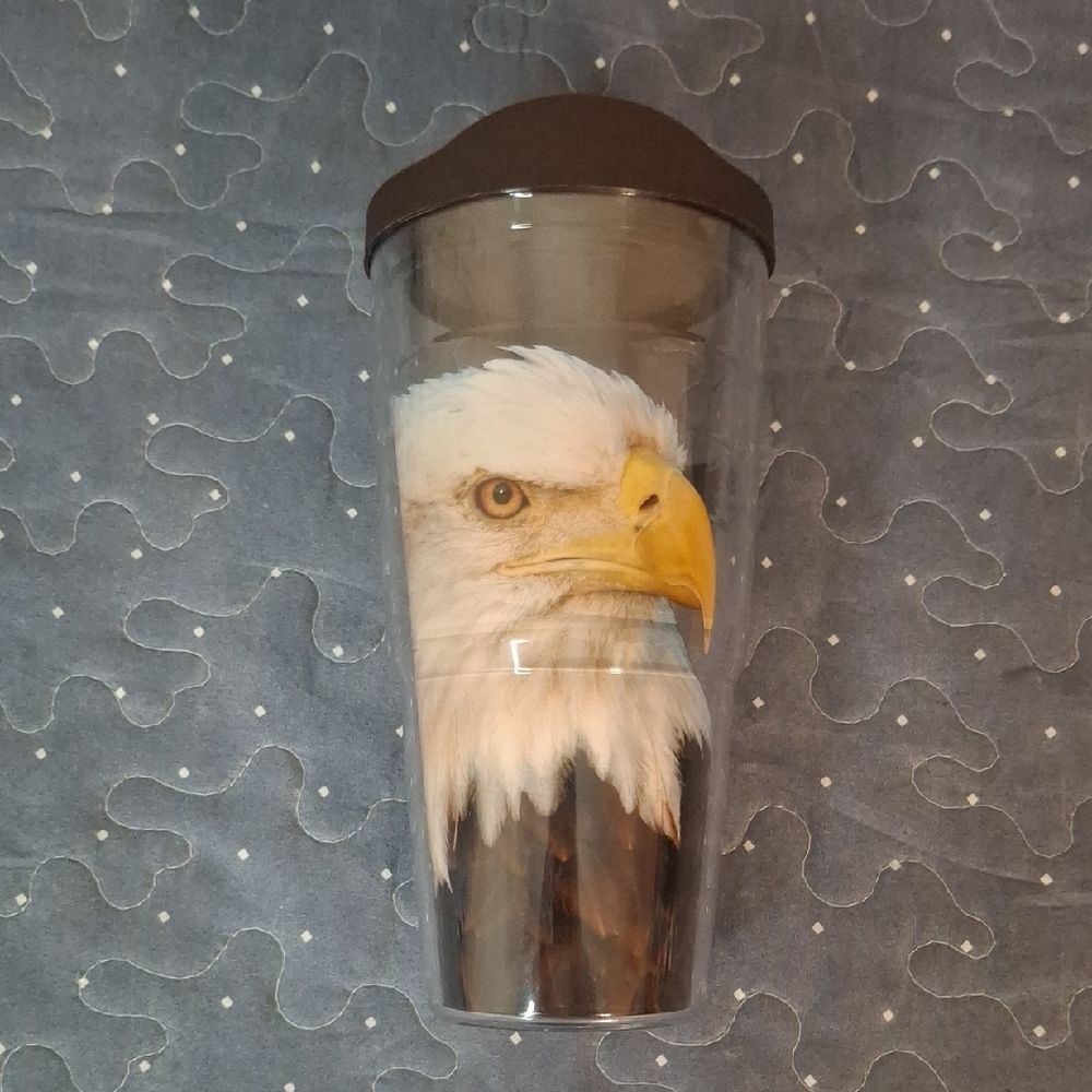 Tervis Eagle Design Tumbler with Black Lid 24OZ